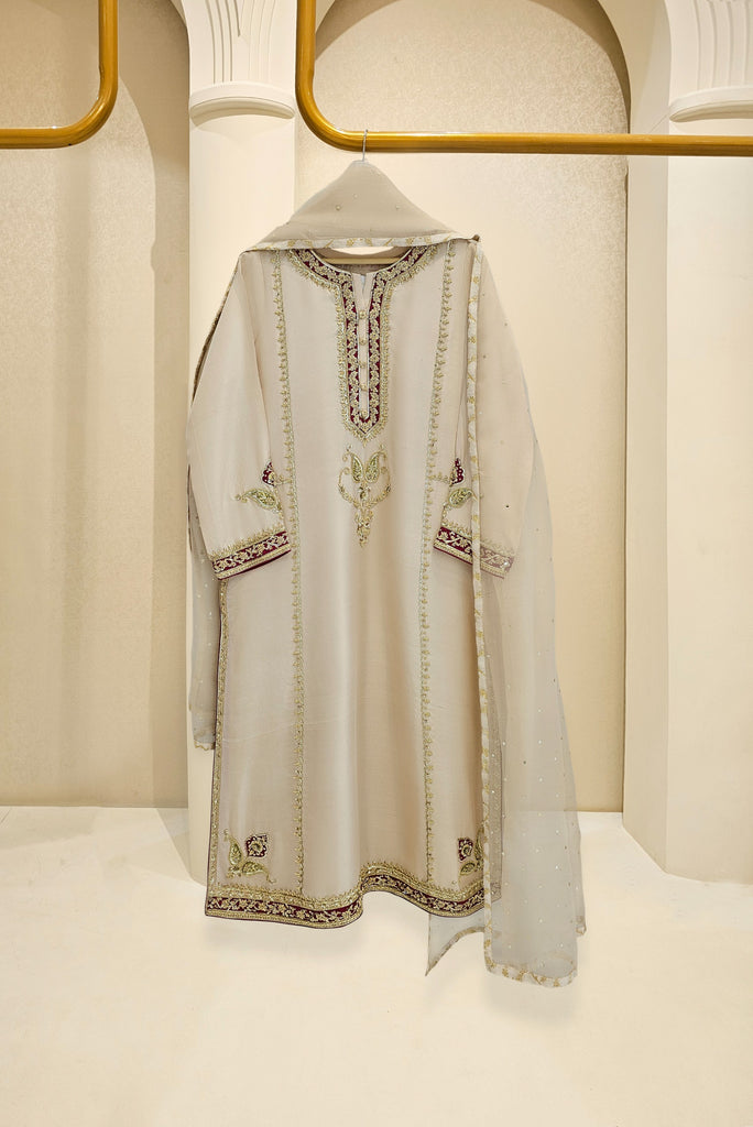 mirror work party wear agha noor dresses Maina